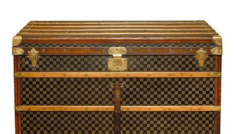 vintage lv suitcase trunk lining